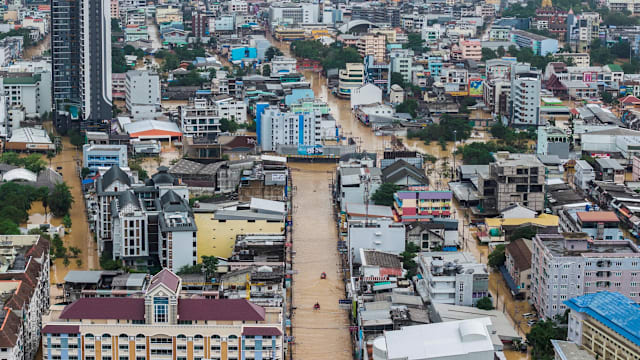 泰国合艾灾情未消退 酷航取消本月28日往返航班