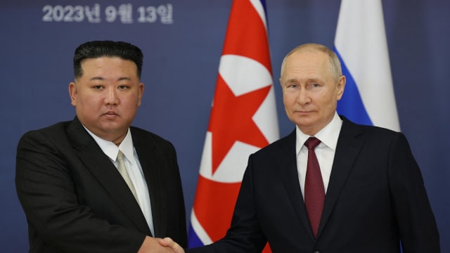 普京和金正恩会谈 讨论军事及发展卫星计划等课题