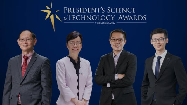 两名教授获颁总统科学与科技奖