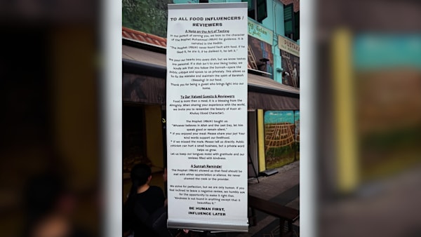 analisisBERITA: Di sebalik peringatan "jadilah manusia dahulu, pengaruh kemudian”...