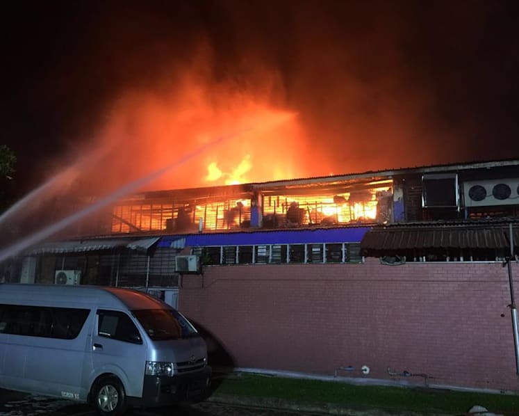 Massive fire put out at Toa Payoh Industrial Park