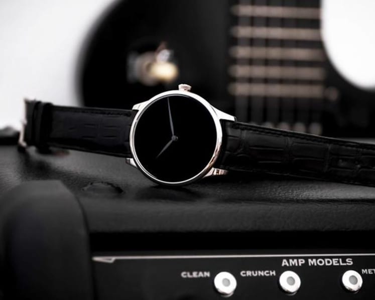 How one of the blackest substances on earth ended up in a luxury watch