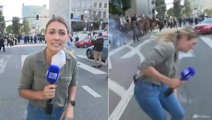 Australian PM blasts targeting of journalist in LA unrest Australian PM blasts targeting of journalist in LA unrest