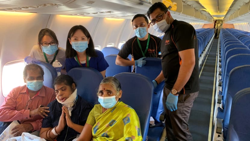Her dying wish was to see her children in India. A TTSH team made it come true Her dying wish was to see her children in India. A TTSH team made it come true