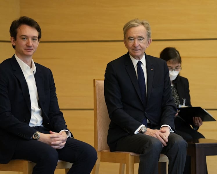 French billionaire Bernard Arnault names son Frederic as head of LVMH family holding group