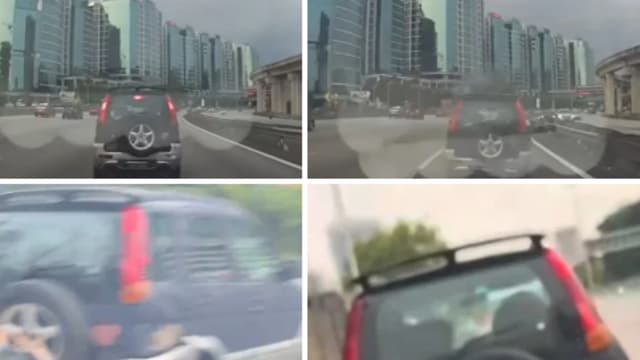 两度急刹酿连环车祸 马国司机弃车逃逸