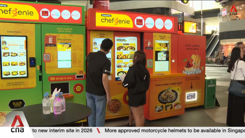 ChefGenie's 120 vending machines islandwide to serve food from eight homegrown F&B brands