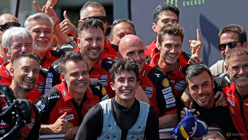 Marquez storms to Czech MotoGP victory with late pass on Bagnaia