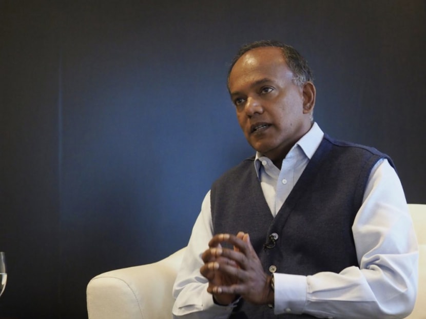 Addressing the issue of foreign employment, Law and Home Affairs Minister K Shanmugam said the Government has to look at it from a "broader perspective". Addressing the issue of foreign employment, Law and Home Affairs Minister K Shanmugam said the Government has to look at it from a "broader perspective".