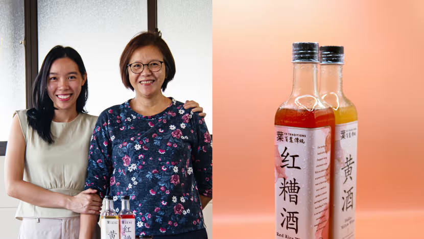 A mum and daughter sold their Ye Traditions homemade red rice wine on Carousell as an experiment and it became a hit