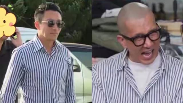 汪小菲撞衫具俊烨！网笑：光头捡没拿走的穿
