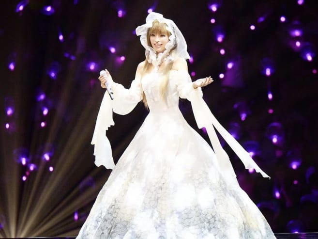 J-pop star Ayumi Hamasaki performing in Singapore as part of her Asia tour 2025