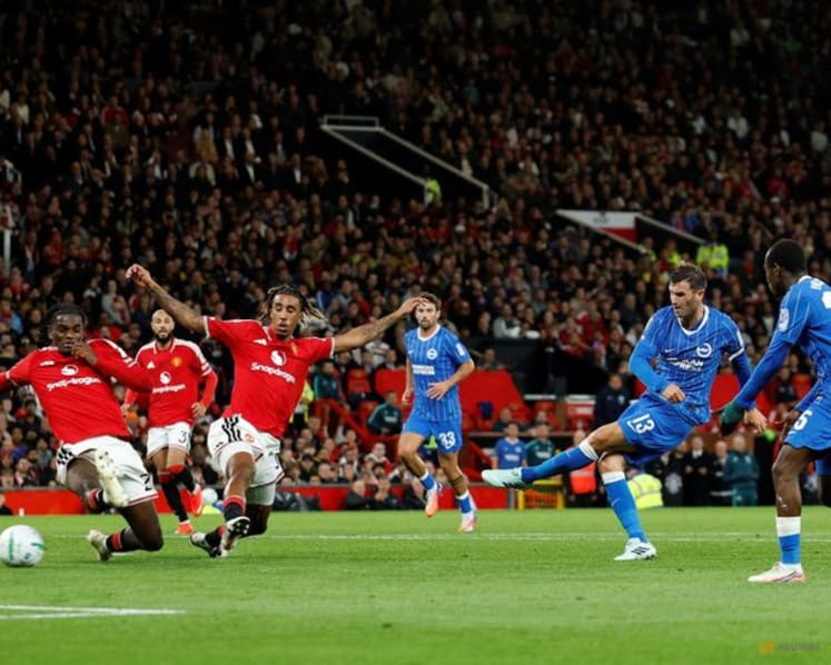 Man Utd out of League Cup after going 2-0 up at home and then losing 3-2 in 50-year first