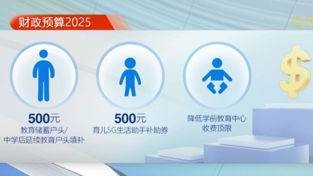 【财政预算案2025】政府推出多子女家庭计划 生育第三胎或更多孩子将获得补助金
