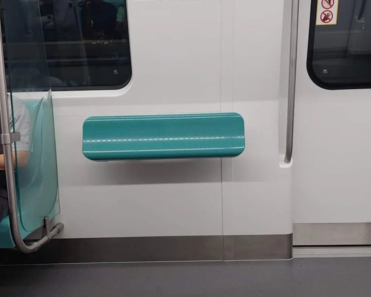 #trending: Are MRT perch seats useless? Netizens debate usefulness of design on new trains