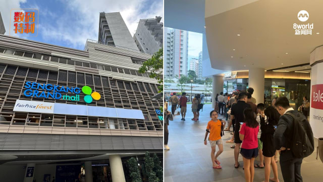 盛港汇购物中心开始营业 居民：更方便 期待小贩中心开业  