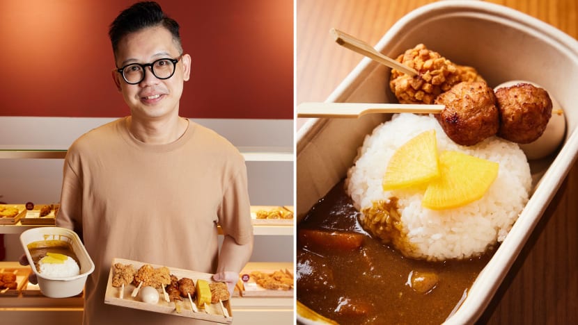 Ex-Graphic Designer Opens Fun Japanese Curry Bento Shop With Pick-Your-Own Skewers Concept 