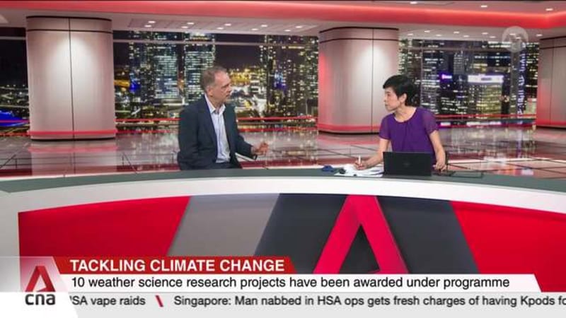 10 weather research projects funded under S$25m programme to improve forecasting 