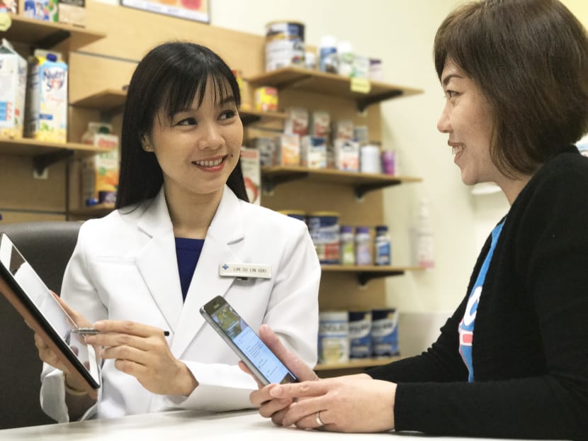 Dr Lim Su Lin (left) conceptualised Nutritionist Buddy (nBuddy), a diet app for Singaporeans. A similar version for those with pre-diabetes or Type 2 diabetes is now available on the Google Play Store. Photo: NUH Dr Lim Su Lin (left) conceptualised Nutritionist Buddy (nBuddy), a diet app for Singaporeans. A similar version for those with pre-diabetes or Type 2 diabetes is now available on the Google Play Store. Photo: NUH