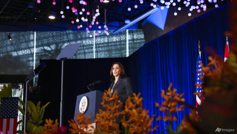 Watch: US Vice President Kamala Harris gives policy speech in Singapore 
