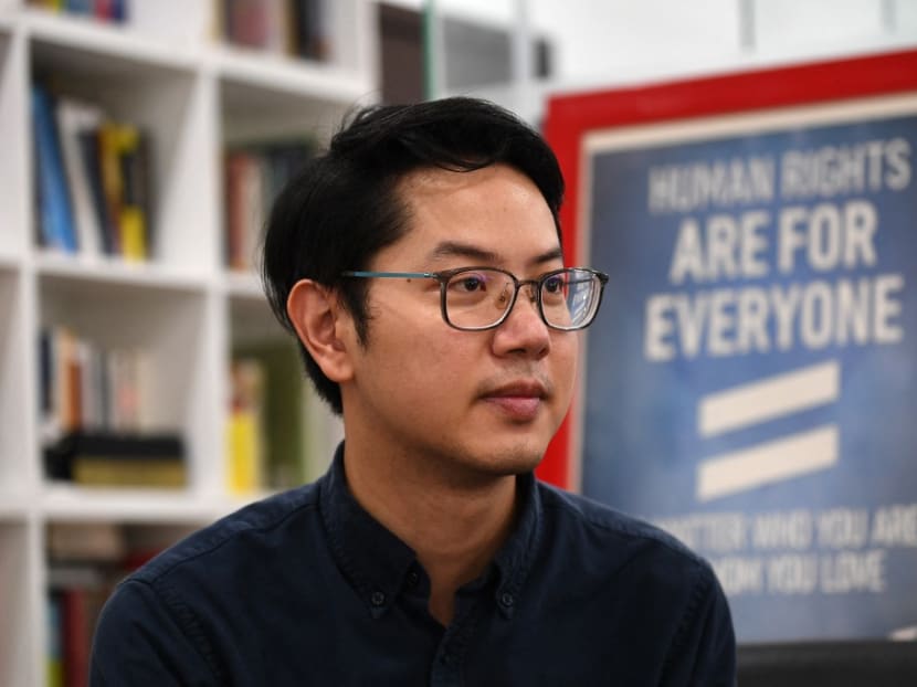 Mr Luong The Huy, a candidate for Vietnam's National Assembly, in an interview with AFP in his office in Hanoi on May 17, 2021.