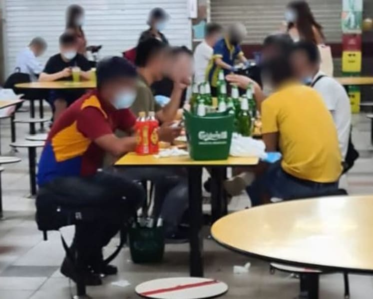 84 people caught breaching COVID-19 measures at hawker centres during weekend checks: NEA