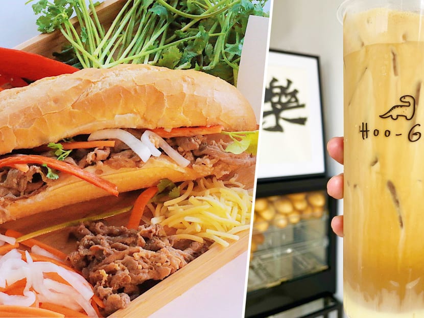 The CBD eatery offers banh mi with fusion fillings like char siew, beef & cheese. There’s also cheese tea. The CBD eatery offers banh mi with fusion fillings like char siew, beef & cheese. There’s also cheese tea.