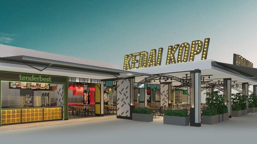 Tenderfresh & Kimly Coffeeshop buka kedai makan halal berkonsep kedai kopi di Clementi