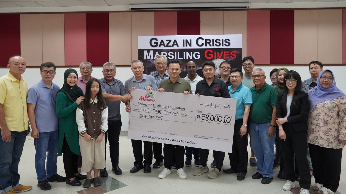 Masyarakat Marsiling sumbang S$58,000 bagi bantuan kemanusiaan Gaza ...