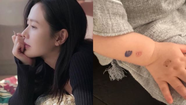 孙艺真罕见曝幸福“母子照”　1岁萌儿肉嘟嘟小手入镜