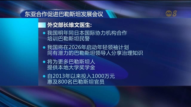 我国将同日本合作 为巴勒斯坦警队提供培训