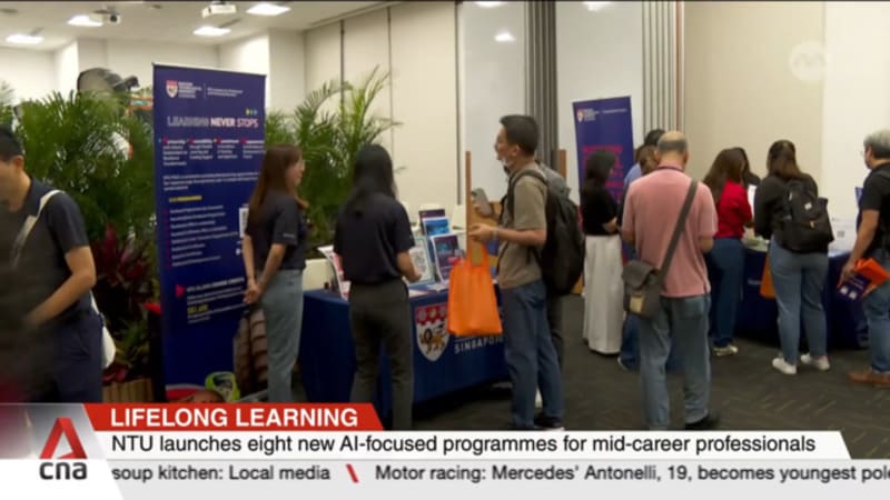 NTU launches new AI programmes for mid-career professionals 