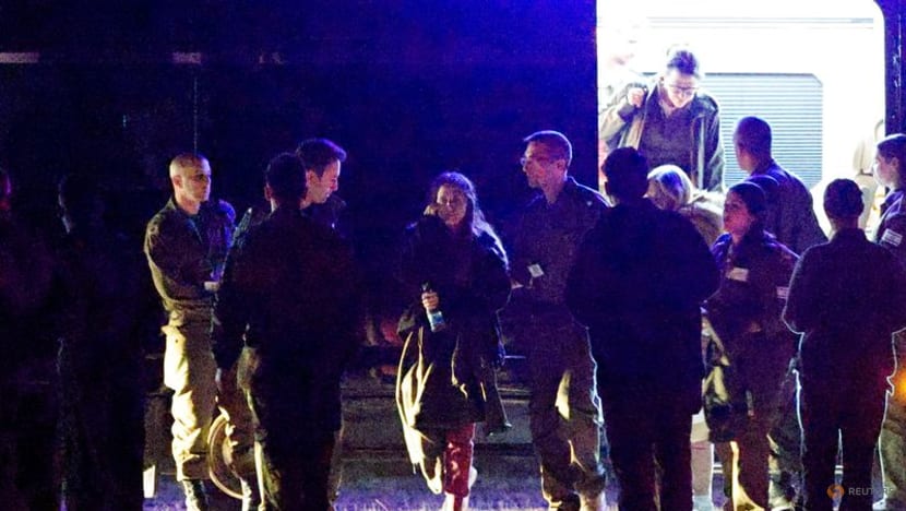 Cheers and weeping as Israelis watch Gaza hostages return Cheers and weeping as Israelis watch Gaza hostages return