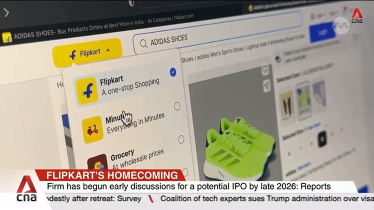 Flipkart shifts legal base to India, paving way for potential mega tech IPO