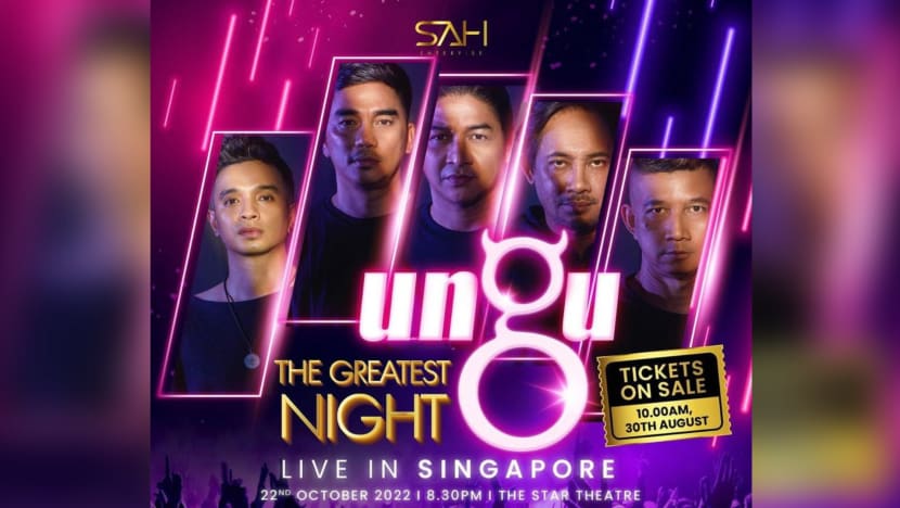 Ungu bakal naik pentas The Star Theatre di S'pura Oktober ini