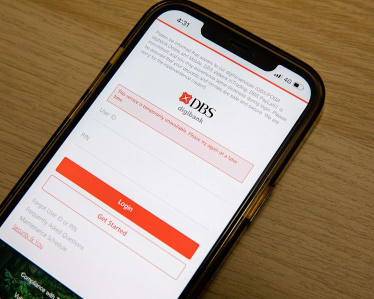 DBS' second outage in 16 months 'unacceptable', bank has 'fallen short' of expectations: MAS