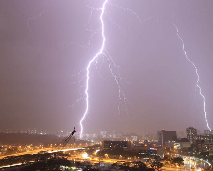 Explainer: How lightning can disrupt MRT operations, and why some areas are more prone to strikes 