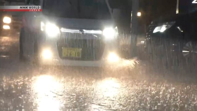 日本降雨量创纪录引发洪水 导致一人死亡一人受伤