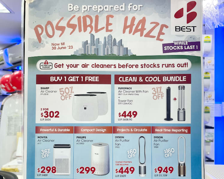 Air purifiers flying off the shelves as S'poreans brace themselves for haze; experts give tips on dealing with it