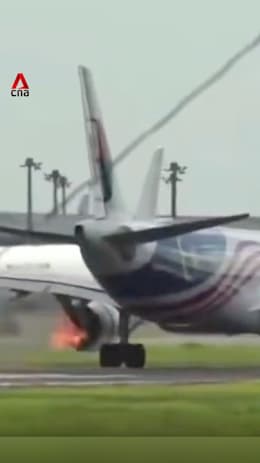 Malaysia Airlines flight aborts take-off at Narita after smoke seen from engine