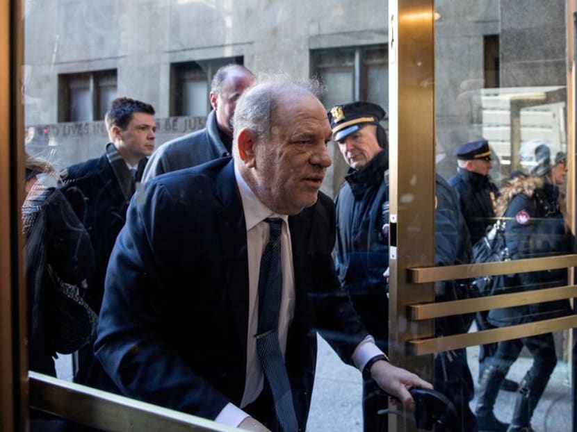Film producer Harvey Weinstein arrives at New York Criminal Court for his sexual assault trial in the Manhattan borough of New York City, New York, US, Feb 21, 2020. Film producer Harvey Weinstein arrives at New York Criminal Court for his sexual assault trial in the Manhattan borough of New York City, New York, US, Feb 21, 2020.