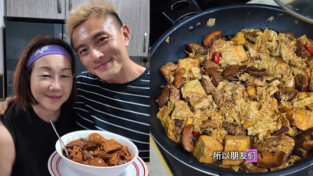 包勋评妈妈入镜教做卤味，一票女星猛赞：Aunty很漂亮