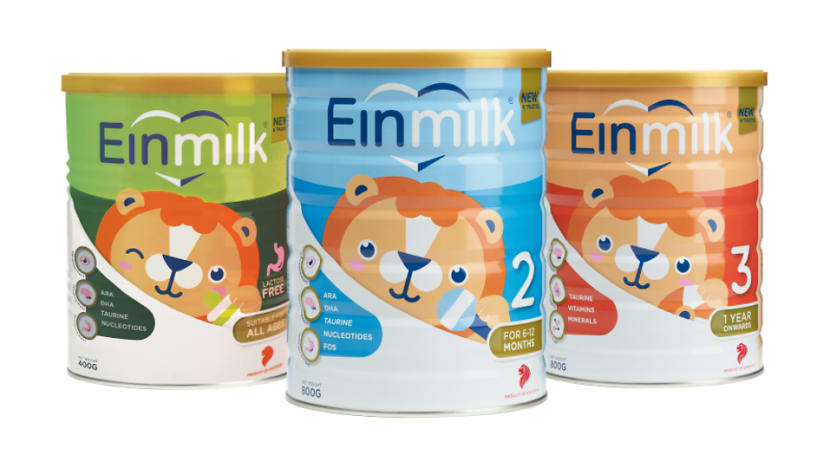 Made in Singapore: Einmilk launches under-S$40 milk powder; FairPrice mulls house-brand formula Made in Singapore: Einmilk launches under-S$40 milk powder; FairPrice mulls house-brand formula