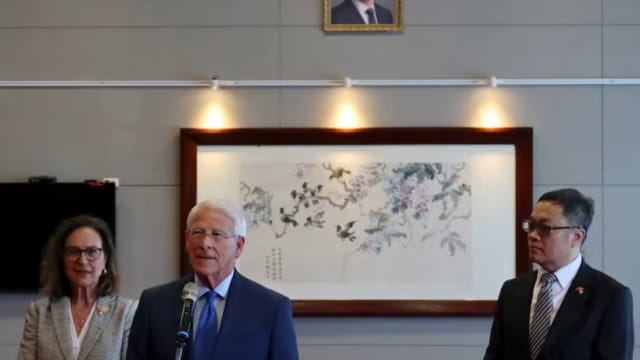 美国参议院军事委员会主席访台 未来美国和台湾或联合生产武器