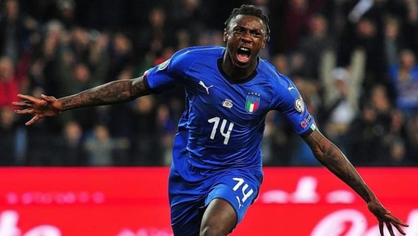 Kean 'curi rahsia' Ronaldo, jaringkan gol pertama bagi Itali