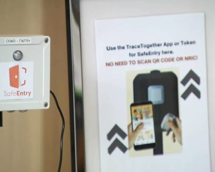 New SafeEntry Gateway device on trial at Downtown East to make TraceTogether check-ins more convenient