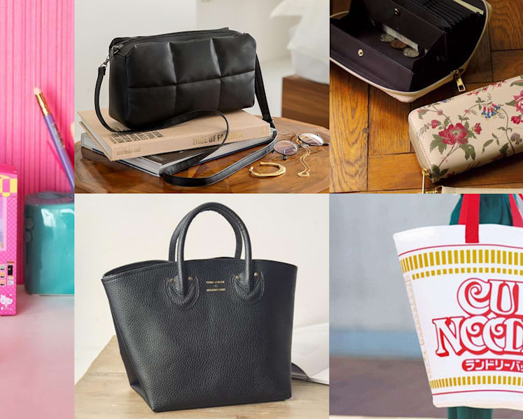These handbags and pouches are actually free gifts with Japanese magazines; prices from S$15