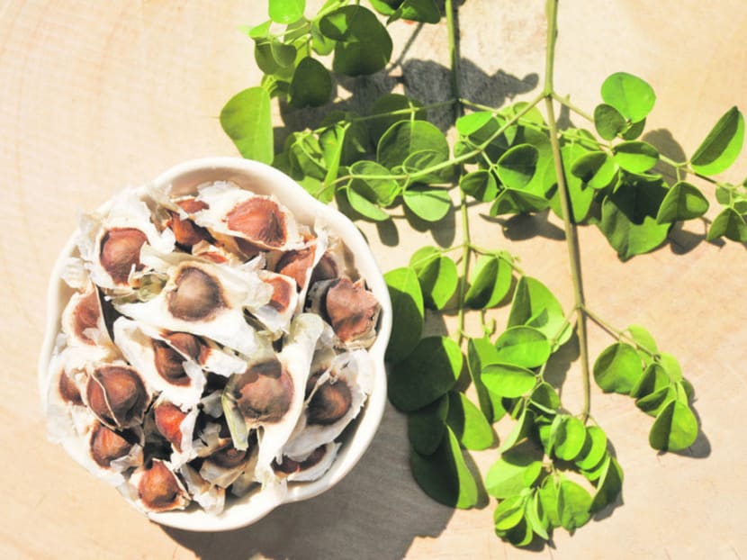 Moringa seeds and leaves. Photo: istock