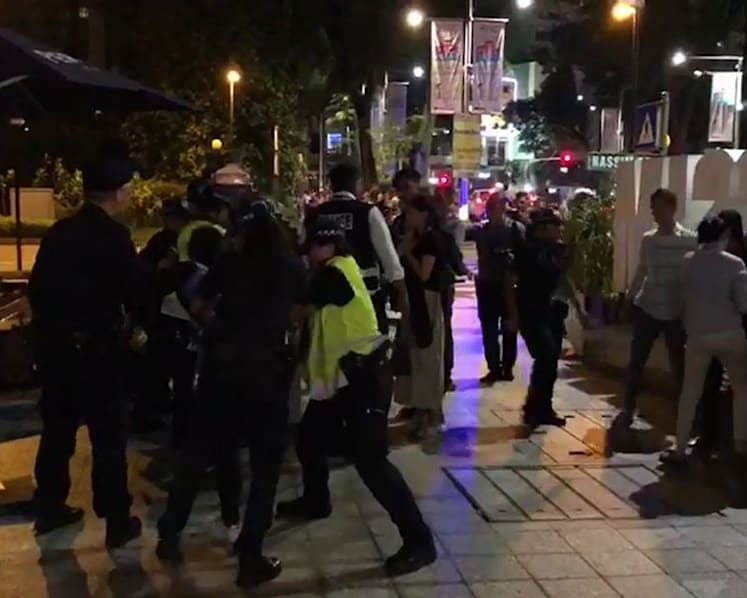 5 South Korean protesters arrested near St Regis hotel under Public Order Act