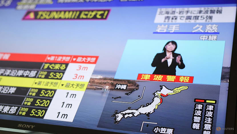 Gempa berkekuatan M 7,5 guncang Jepang utara, picu peringatan tsunami